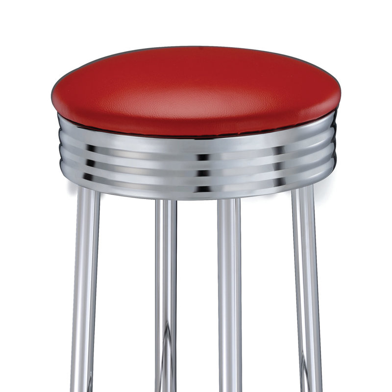 Tabouret de bar Ebensburg (ensemble de 2), Rouge