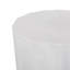 Table d'appoint d'extérieur moderne en béton léger, portable, H 18,5 po, blanc antique, sans assemblage, idéale pour les espaces variés. Moderne, fonctionnelle, l 15,47 po x P 15,47 po