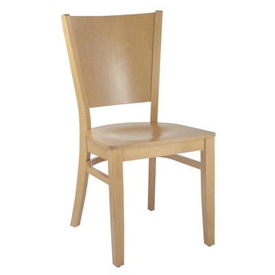 Chaise d'appoint en bois massif Calina