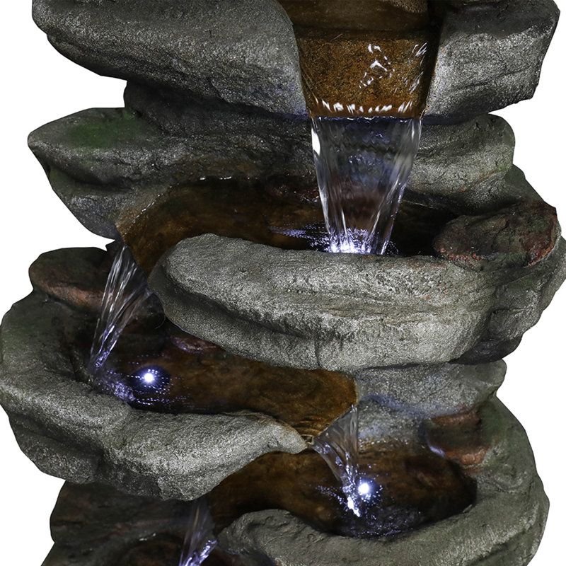 Fontaine 6-Tiers Rock Waterfall