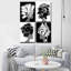 Mod Swag - ensemble de 4 reproductions sur toiles tendues-21432374