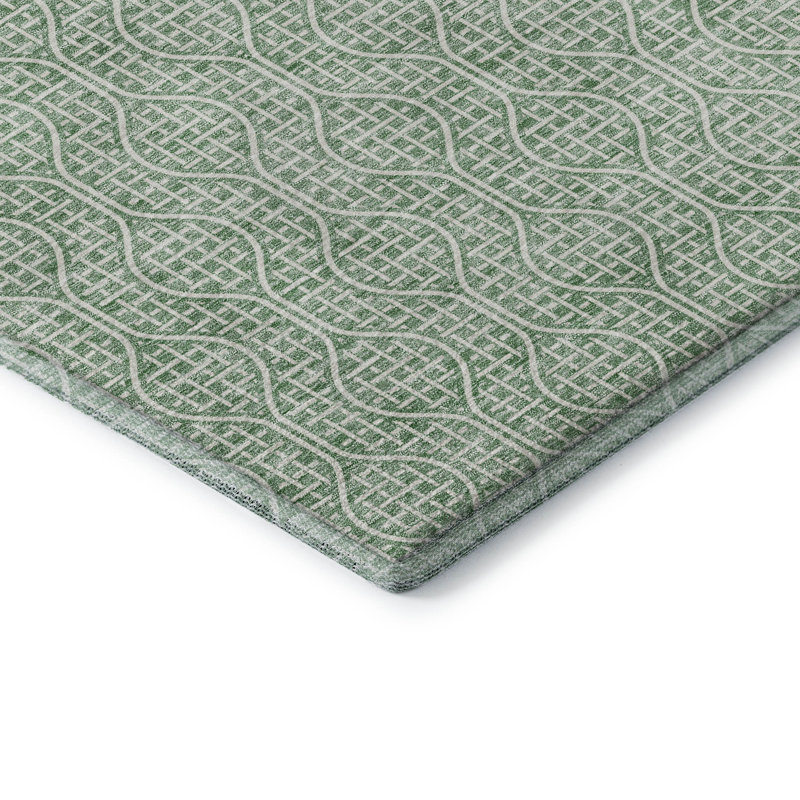 Tapis sauge de qualité supérieure Prisco, Rectangle 9 pi x 12 pi