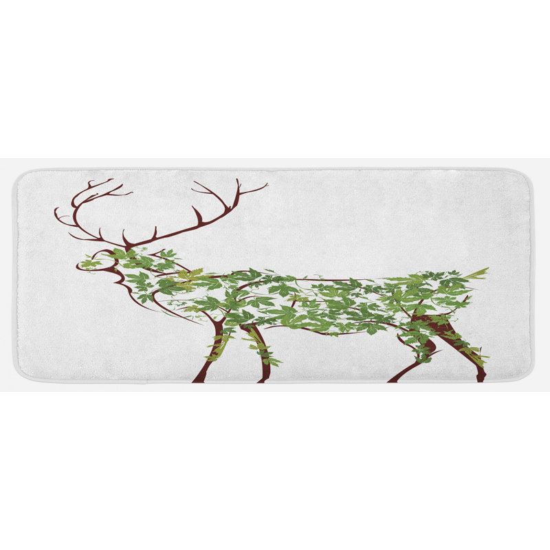 Tapis de cuisine antlers