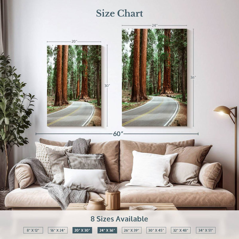 Mehar Sequoia Highway, 36" H x 24" W