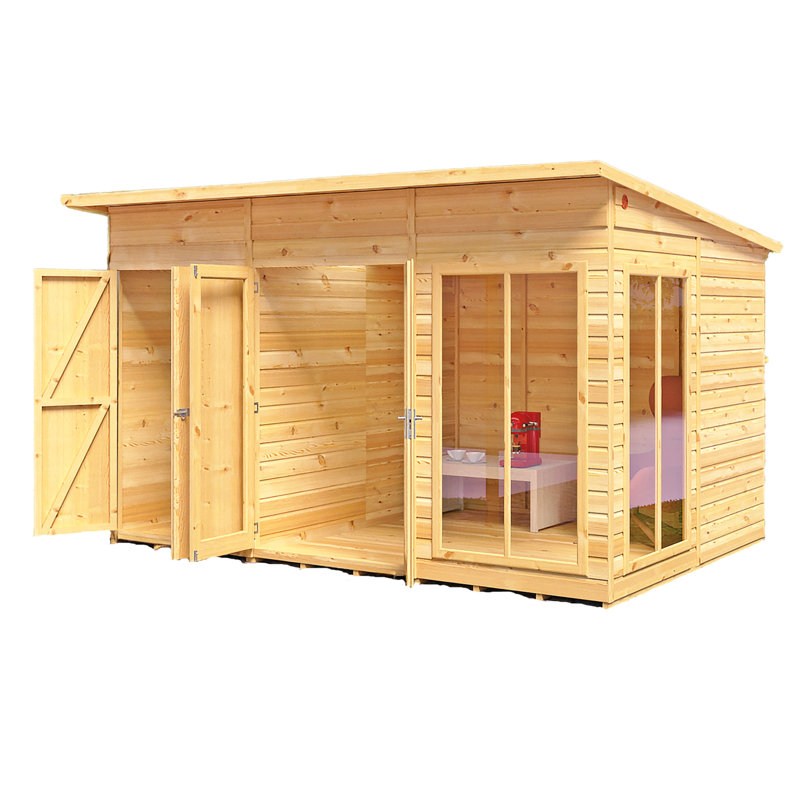 Lela 12 x 8 ft Summerhouse with Storage Shed