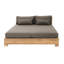 Monterey Teak Outdoor Daybed Lounger-959551084