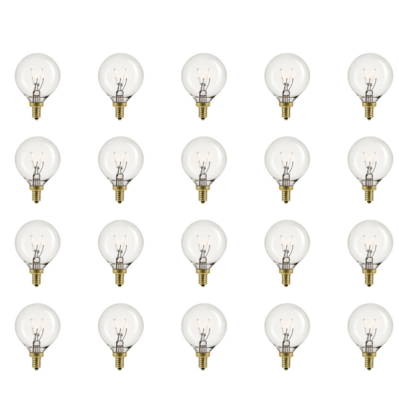 Ampoule à intensité réglable de 5 watts, éclairage à blanc chaud (2200k) e12/candélabre
