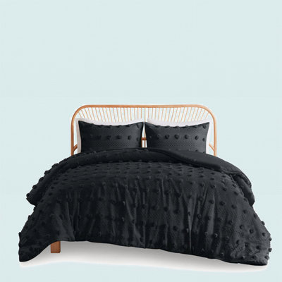 Clip Jacquard Duvet Cover Set