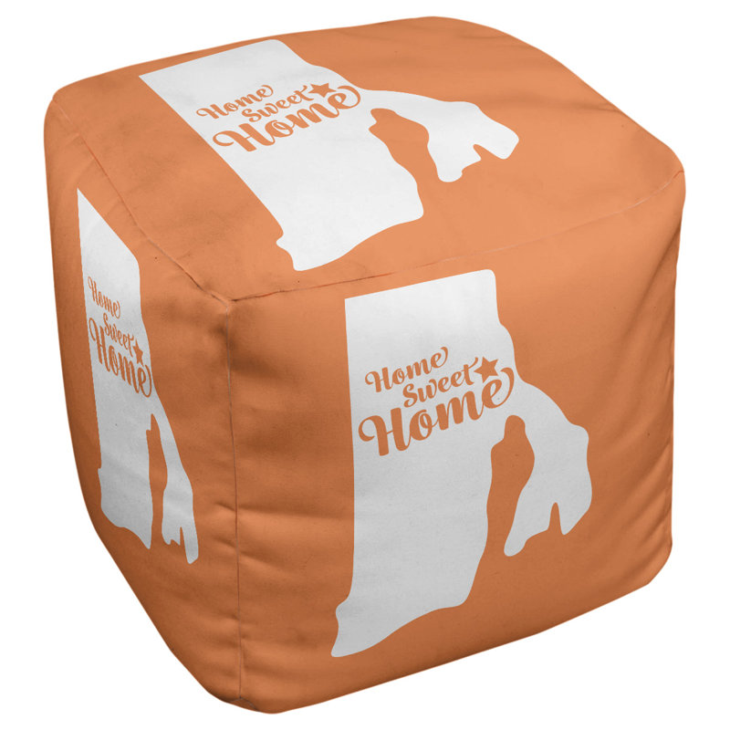 Repose-pieds à cubes providence the home, Orange