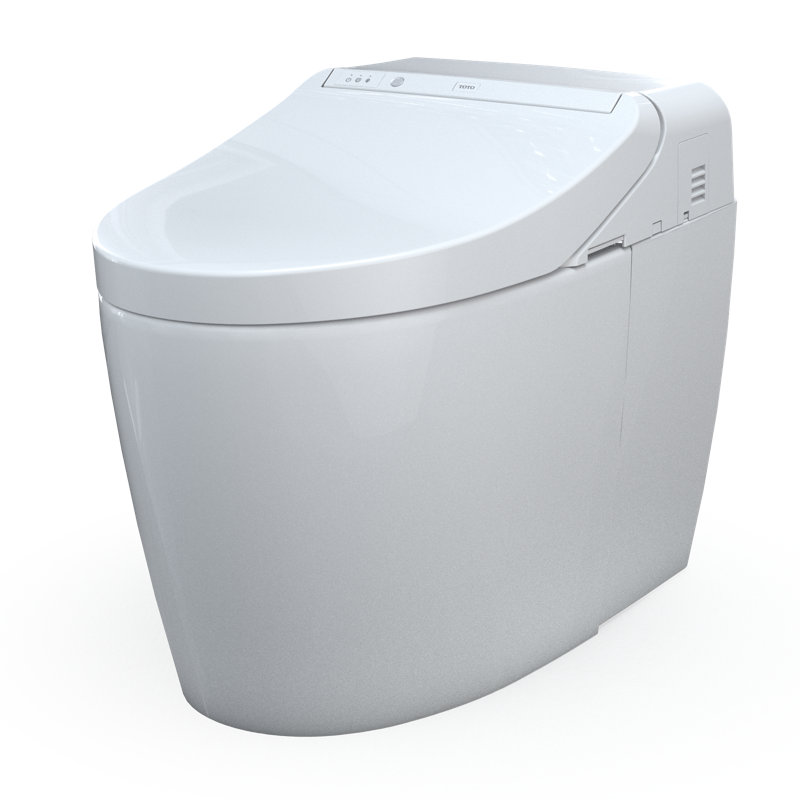 Washlet® Dual-Flush Elongated One-Piece Toilet (Seat Included)