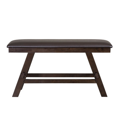 Banc de salle à manger en similicuir Aljona Eton