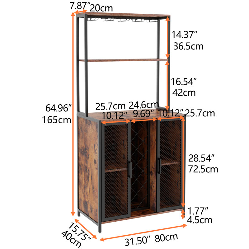 Lynnai 31.5 " L Bar Cabinet