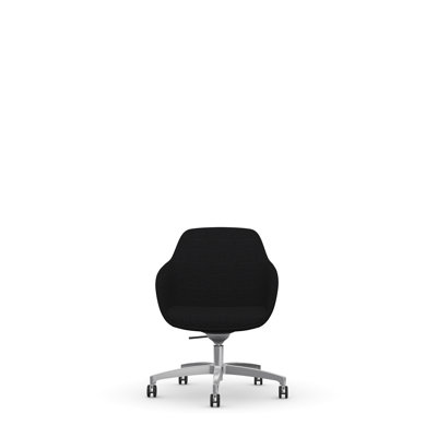 Chaise de bureau pivotante rembourrée Lilly de 9 à 5 places Lilly
