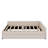 Upholstered Platform Bed With USB And Trundle-1068871443