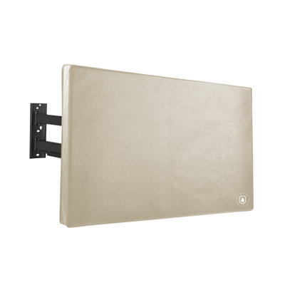 Tan Screen Cover for 49" to 50" TV, Outdoor Waterproof Weather Resistant