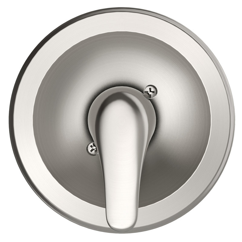 Design House Middleton II Traditional Single-Handle Shower Valve Trim with Escutcheon for Bathroom, Satin Nickel