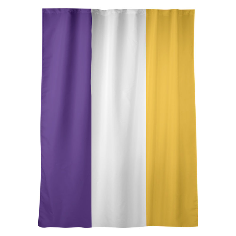 Sateen Room Darkening Curtain Single Panel, White