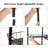 Wall Spice Rack with Adjustable Racks