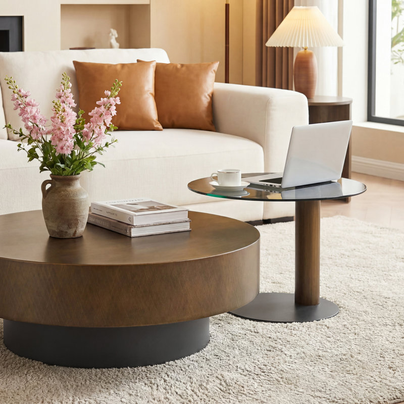 Ensemble de tables basses Modern Industrial