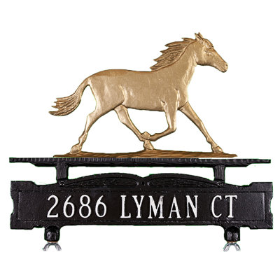Metal Mailbox Sign