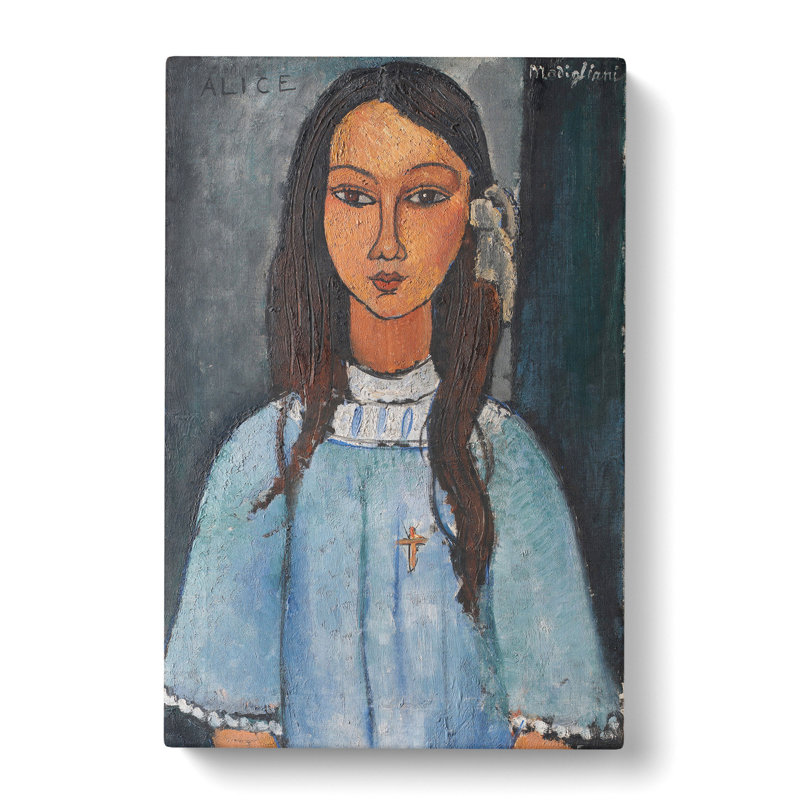 Alice by Amedeo Modigliani - Wrapped Canvas, 50cm H x 35cm W x 3cm D
