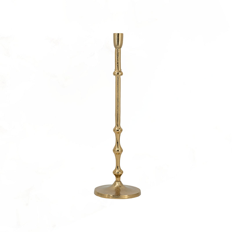 Porte-bougie effilé D5x19, H 19 po x l 5 po x P 5 po