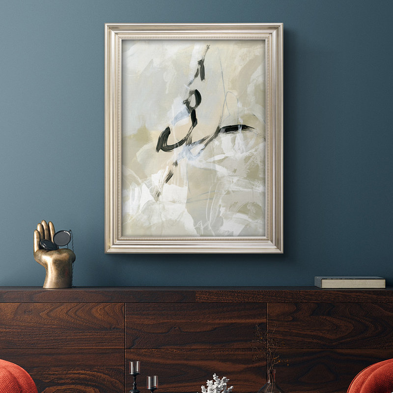 Scribble Veil - reproduction d'art sur toile encadrée, L 21 po x H 25 po