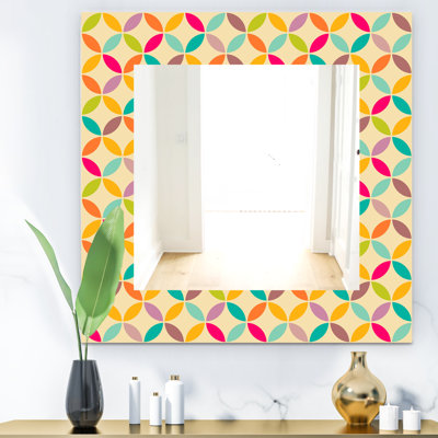 Vintage Neutral Modern Wall Mirror