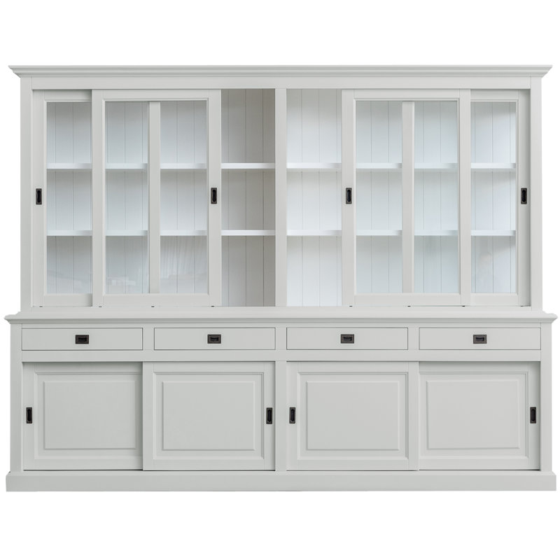 Burkett Display Cabinet, Light Grey