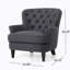 Ensemble de fauteuil club et repose-pieds pour un confort inégalé et un style intemporel dans tout espace de vie