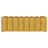 Shaundrel Fabric Upholstered Tufted Accent Bench Mustard Yellow-1790063836