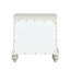 Table de chevet Classy Silver-Platinum