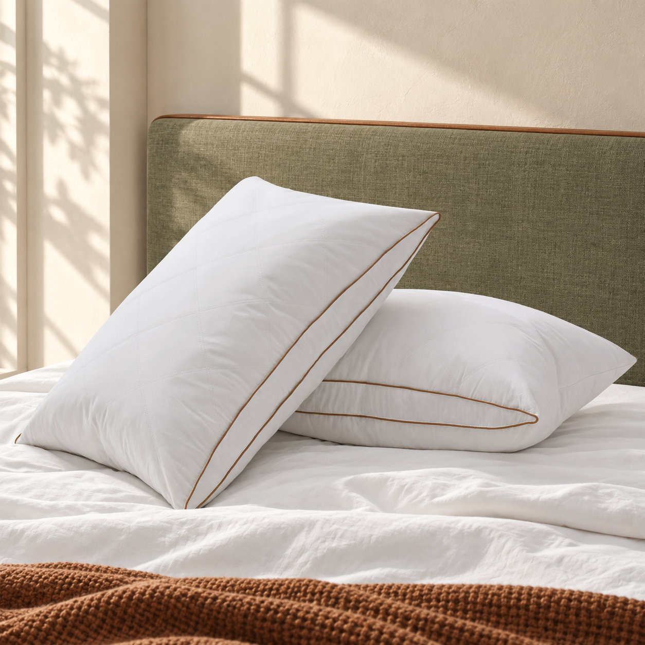 Firm Feather Pillow, Standard