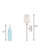 Aayush 1-Light Dimmable Wallchiere in Polished Nickel-2110370823