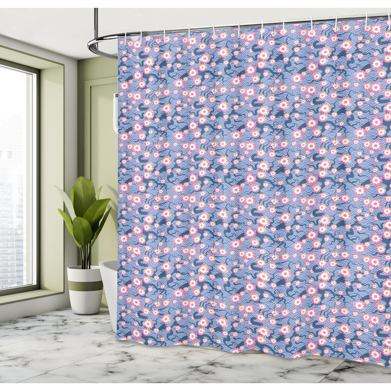 Rideau de douche East Urban Home, H 70 po x l 69 po