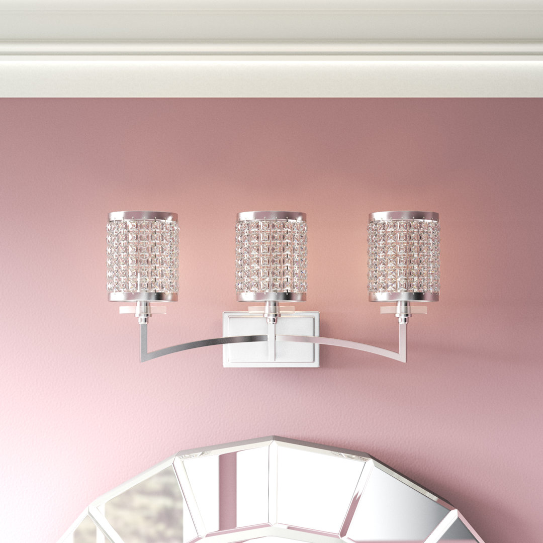 Belisle 3 - Light Dimmable Armed Sconce Willa Arlo™ Interiors 