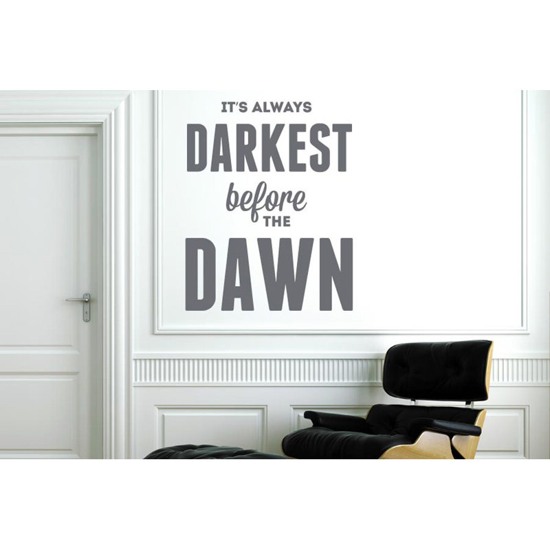 Wall Decal, Grey, Large