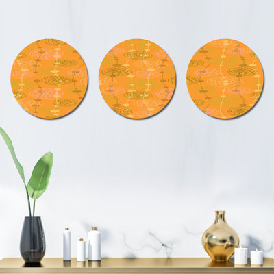 Abstract Wall Decor on Metal