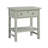 Finley 1-Drawer Storage Nightstand With Antique Finish And Rustic Charm, Perfect For Bedroom Organization And Decor-1882457464