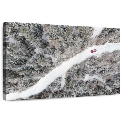 Alvord Snow Covered Road