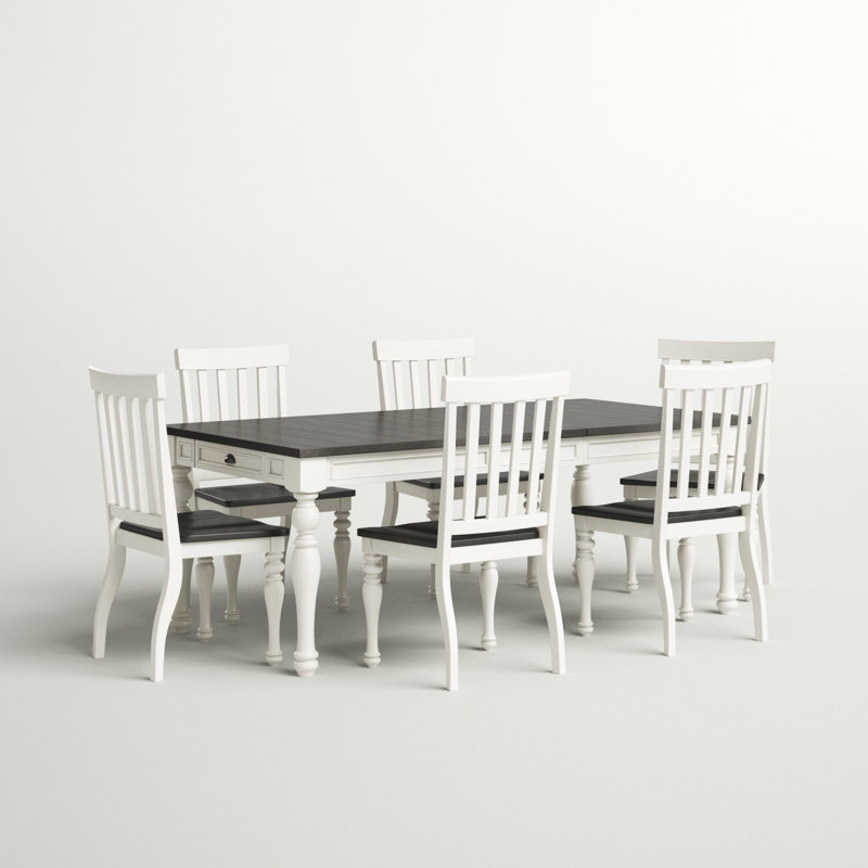 Heppman Extendable Four Leg Dining Set