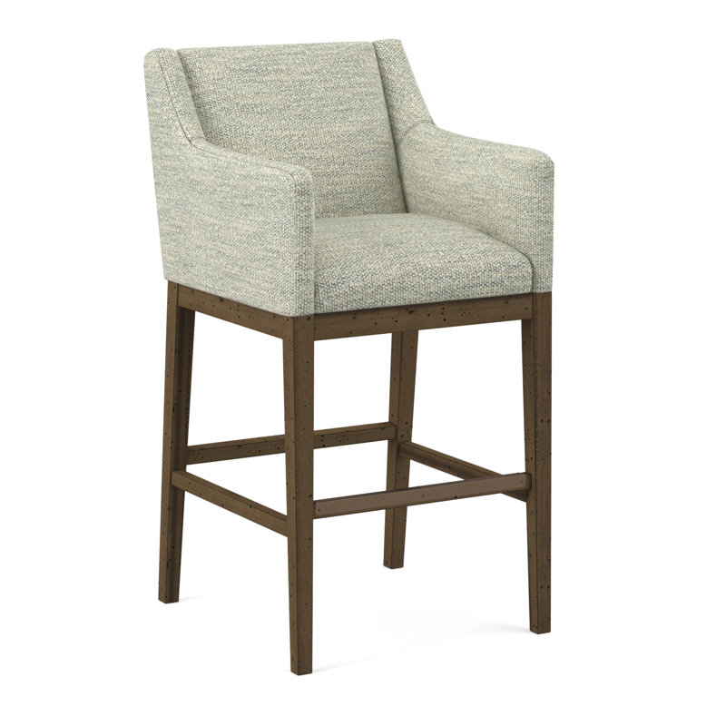 Upholstered Stool, 61698-88, Black
