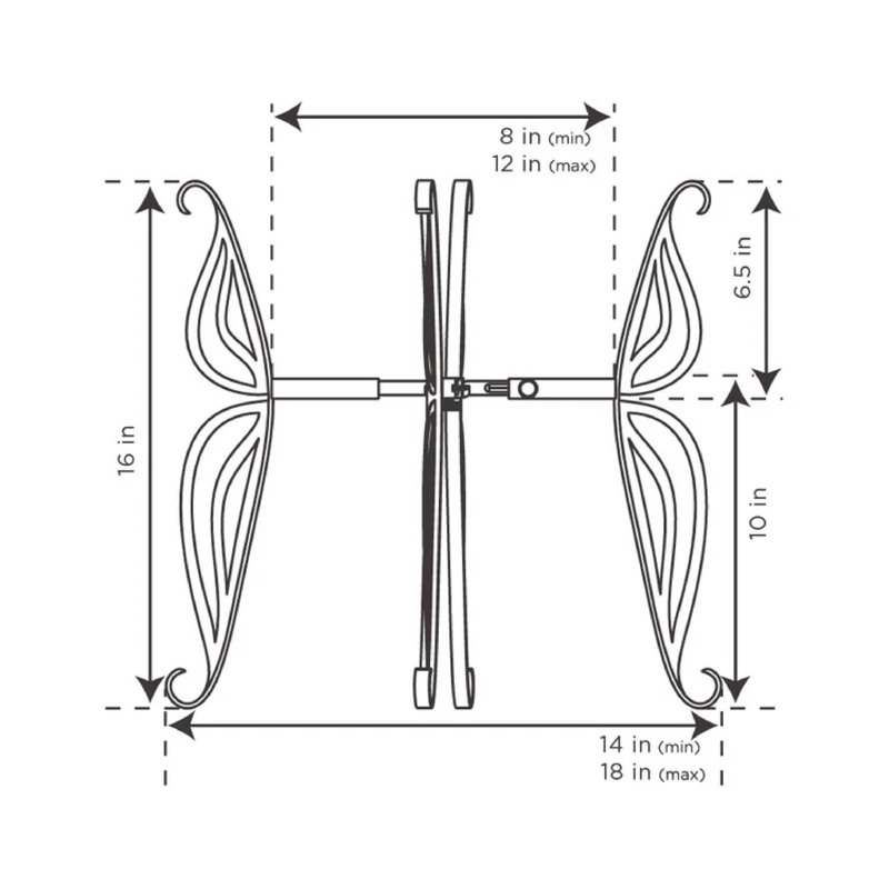 Gardien Black Steel Plant Stand