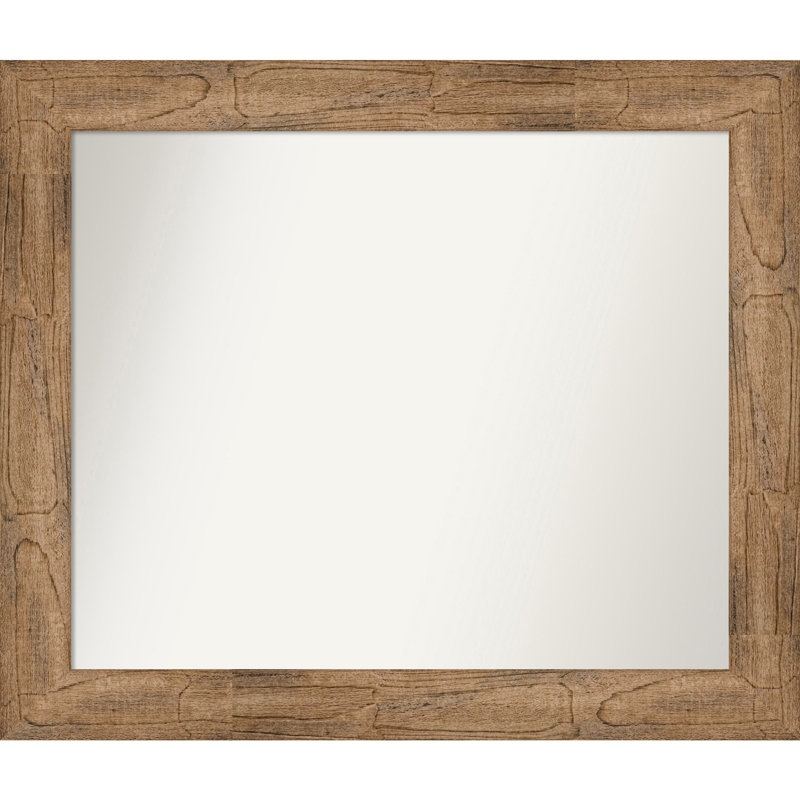 Timmy Solid Wood Wall Mirror, 28.5" x 33.5", Rectangle