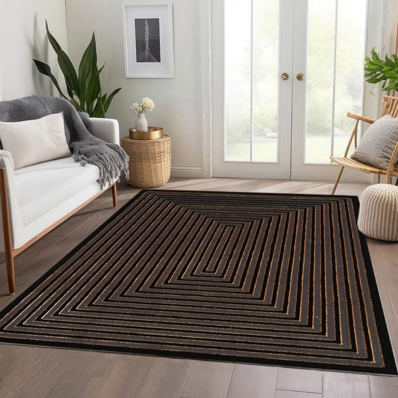 Solid Colour Area Rug, Rectangle 200 x 290 cm