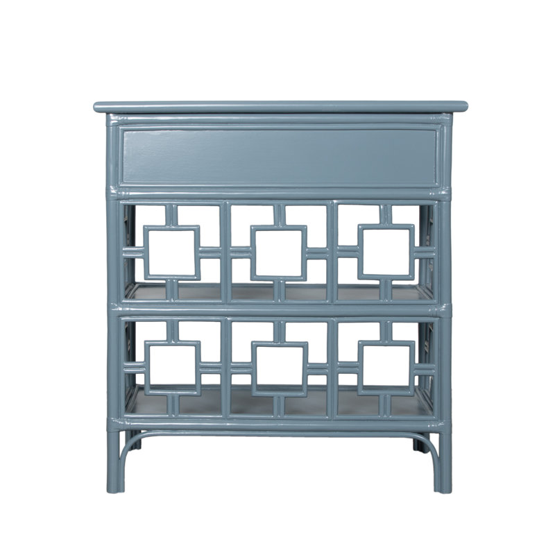 Sobe End Table, Regatta Blue