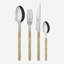 Bistrot Horn 4 - Piece Stainless Steel Flatware Set - Service for 1