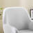 Rayshawn 22.83" W Linen Swivel Dining Chair-503307360