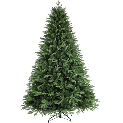 Artificial Christmas Tree for Home, Office, Party Decoration,PE&PVC Mixed Branch Tips, Easy Assembly, Foldable Metal Stand for Home Office Carnival Party Decoration