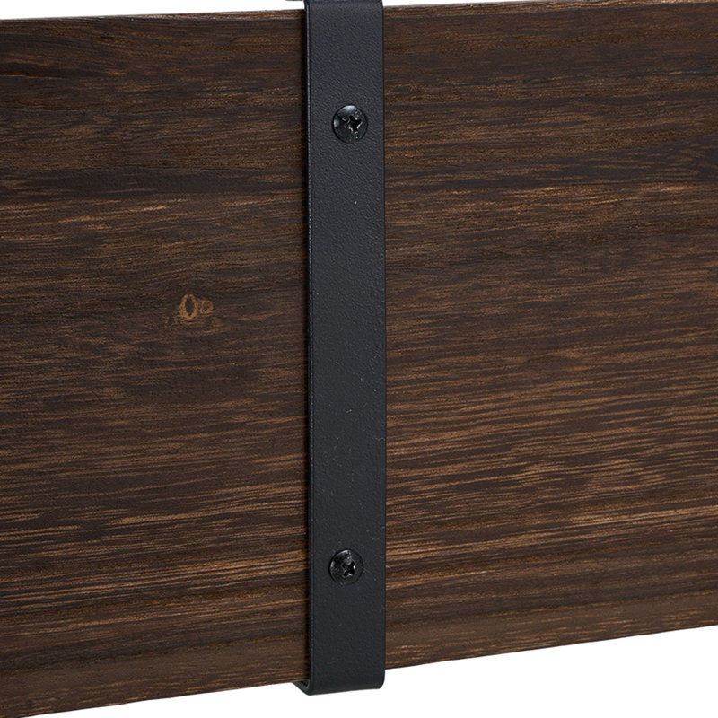 Wood Bracket Shelf, Brown
